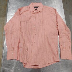 Brand New Haight & Ashbury Orange/Pink Button-down Shirt Size XL Classic Fit